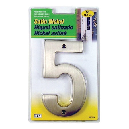 Number House 5 Sb 5In Sat Nkl